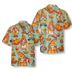 Farm Harvest Festival Gnomes Thanksgiving Hawaiian Shirt, Unique Thanksgiving Day Gift For Men - Hyperfavor