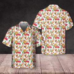 Farmer Fall Halloween Hawaiian Shirt, Cute Farm Life Shirt, Best Gift For Farmers - Hyperfavor