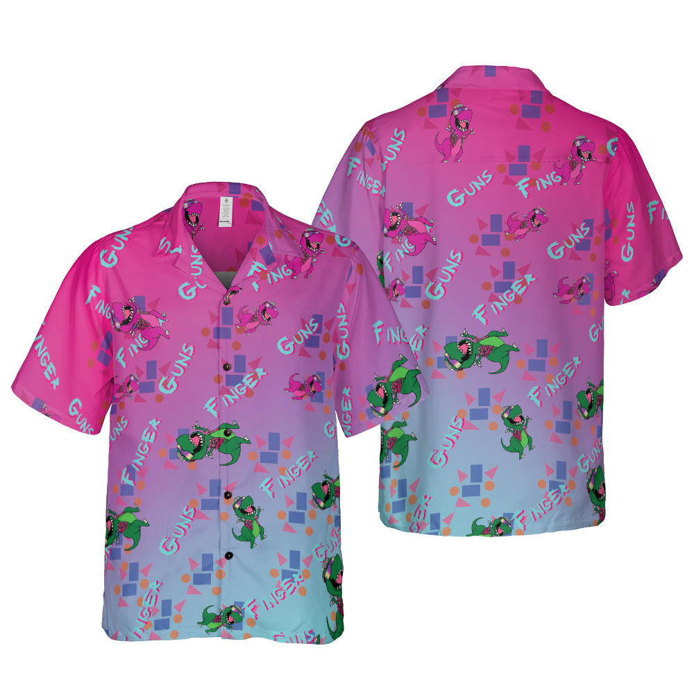 Final Ricky Patch Logo Hawaiian Shirt - Hyperfavor