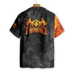 Firefighter And Skull EZ24 0403 Hawaiian Shirt - Hyperfavor