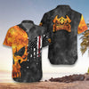 Firefighter And Skull EZ24 0403 Hawaiian Shirt - Hyperfavor