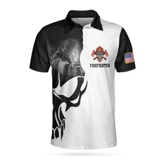 Firefighter Proud Skull EZ16 0304 Polo Shirt - Hyperfavor