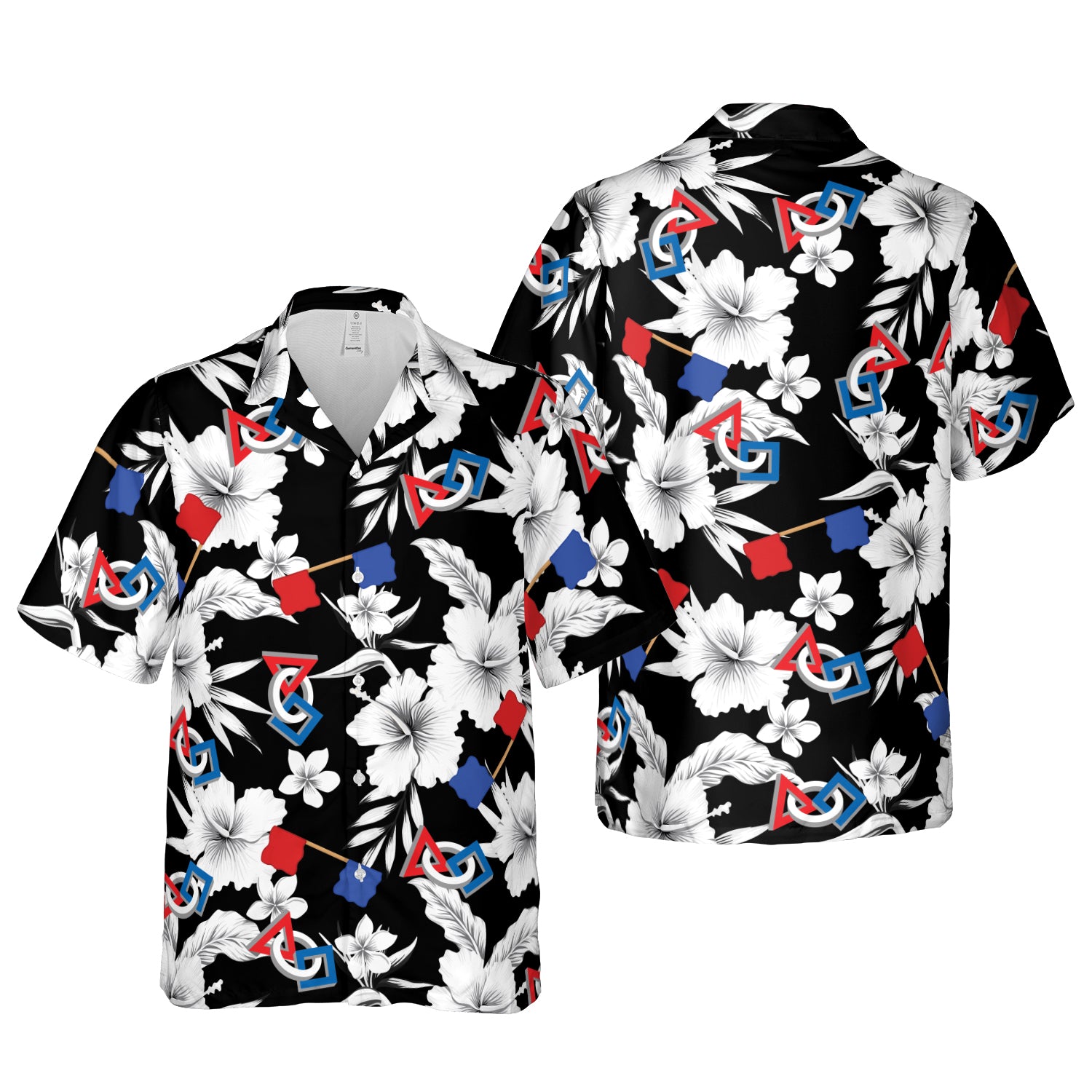 First Geometry Logo Hawaiian Shirt - Hyperfavor