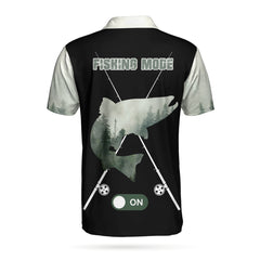 Fishing Mode Shirt, I Fly Fish So I Don't Choke People Polo Shirt - Hyperfavor