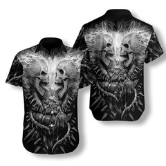 Flaming Skull Lava EZ05 2307 Hawaiian Shirt - Hyperfavor