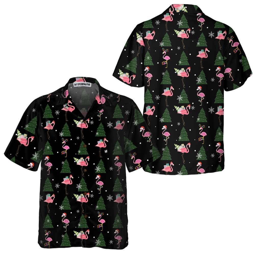 Flamingo Merry Xmas You All Hawaiian Shirt, Funny Christmas Shirt, Best Xmas Gift Idea - Hyperfavor