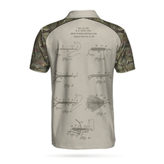 Fly Fishing On The Fly Flies Patent Polo Shirt - Hyperfavor