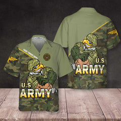 Front Toward Enemy U.S. Army Hawaiian Shirt, Proud Veteran Shirt, Best Gift For Army Veterans - Hyperfavor