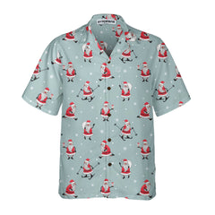 Funny Santa Claus Christmas Shirt For Men, Santa Claus Hawaiian Shirt - Hyperfavor