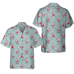 Funny Santa Claus Christmas Shirt For Men, Santa Claus Hawaiian Shirt - Hyperfavor