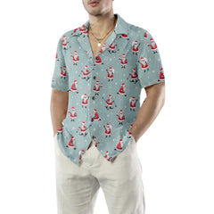 Funny Santa Claus Christmas Shirt For Men, Santa Claus Hawaiian Shirt - Hyperfavor