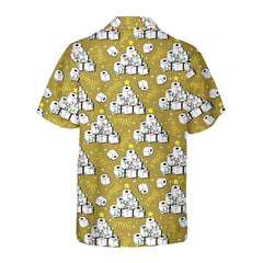 Funny Toilet Paper Christmas Tree Hawaiian Shirt, Funny Christmas Tree Shirt, Cool Gift For Christmas - Hyperfavor