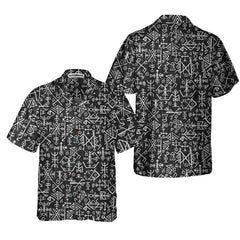 Futhark Norse Islandic And Viking Symbol Hawaiian Shirt, Seamless Pattern Viking Shirt For Men And Women - Hyperfavor
