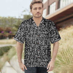 Futhark Norse Islandic And Viking Symbol Hawaiian Shirt, Seamless Pattern Viking Shirt For Men And Women - Hyperfavor