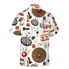 Games Together Hawaiian Shirt, Multiple Games Pattern Shirt - Hyperfavor