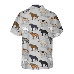 German Shepherd Dog Hawaiian Shirt, Funny German Shepherd Shirt, Dog Hawaiian Shirt For Adults - Hyperfavor