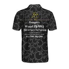 Germato Bowling American Flag Custom Polo Shirt - Hyperfavor