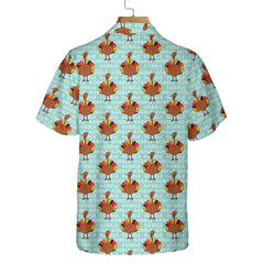 Gobble Gobble Thanksgiving Turkey Shirt, Thanksgiving Hawaiian Shirt For Men - Hyperfavor