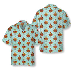 Gobble Gobble Thanksgiving Turkey Shirt, Thanksgiving Hawaiian Shirt For Men - Hyperfavor