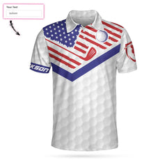 Golf American Flag New Custom Polo Shirt - Hyperfavor