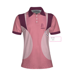 Golf And Wine Kind Of Girl Custom Short Sleeve Women Polo Shirt, Personalized Golf Shirt For Ladies - Hyperfavor