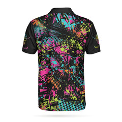Golf Skull Graffiti EZ35 1104 Polo Shirt - Hyperfavor