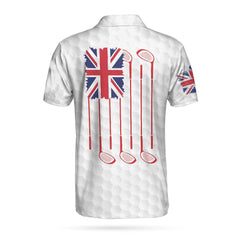 Golf United Kingdom Skull Flag Polo Shirt - Hyperfavor