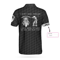 Golf in Desert Custom Polo Shirt - Hyperfavor