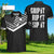 Golfer Grip It Rip It Sip It Custom Polo Shirt, Black And White American Flag Golf Shirt, Personalized Golf Gift - Hyperfavor