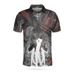 Golfers On Art Pattern EZ24 0204 Polo Shirt - Hyperfavor