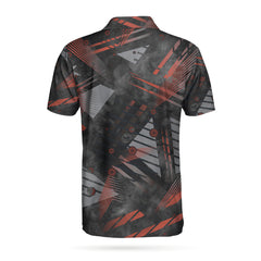 Golfers On Art Pattern EZ24 0204 Polo Shirt - Hyperfavor