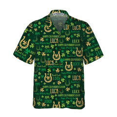 Good Luck St Patrick's Day Hawaiian Shirt, St. Patricks Day Shirt, Cool St Patrick's Day Gift - Hyperfavor