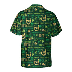 Good Luck St Patrick's Day Hawaiian Shirt, St. Patricks Day Shirt, Cool St Patrick's Day Gift - Hyperfavor