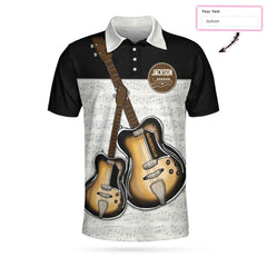 Guitarist Don't Practice Until You Get It Right Custom Polo Shirt - Hyperfavor