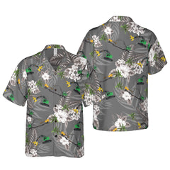 Gus Runde Gray Hawaiian Shirt - Hyperfavor