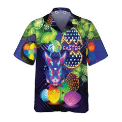 Happy Easter Hawaiian Shirt, Easter Bunny Shirt, Funny Easter Shirt & Easter Gift Ideas - Hyperfavor