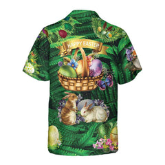 Happy Easter Golden Egg Hawaiian Shirt, Easter Egg Shirt, Button Up Easter Shirt For Men & Women, Best Easter Gift - Hyperfavor