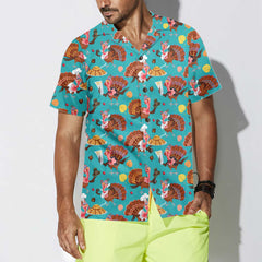 Happy Thanksgiving Turkeys Chef Thanksgiving Hawaiian Shirt, Funny Turkey Shirt For Thanksgiving Day - Hyperfavor