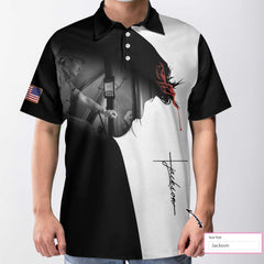 Heavy Equipment Operator I Can Do All Things Custom Polo Shirt - Hyperfavor
