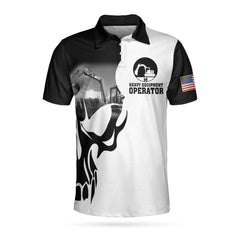 Heavy Equipment Operator Proud Skull Polo Shirt - Hyperfavor