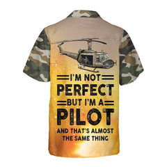 Helicopter Pilot Hawaiian Shirt, Helicopter Shirt For Men, Hawaiian Shirt With Helicopter - Hyperfavor