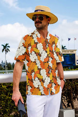 Hello Fall The Leaves Hawaiian Shirt, Fall Thanksgiving Shirt, Best Gift For Thanksgiving Day - Hyperfavor