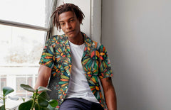 Hippie Soul Hawaiian Shirt, Floral Hippie Peace Signs Shirt - Hyperfavor