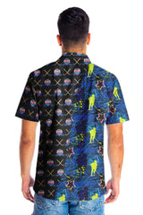 Hockey Sticks Pattern Custom Hawaiian Shirt - Hyperfavor
