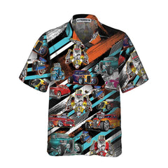 Hot Rod Show Hawaiian Shirt, Cool Hot Rod Shirt For Men - Hyperfavor