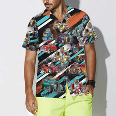 Hot Rod Show Hawaiian Shirt, Cool Hot Rod Shirt For Men - Hyperfavor