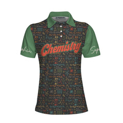 I Am A Chemistry Teacher Custom Short Sleeve Women Polo Shirt - Hyperfavor