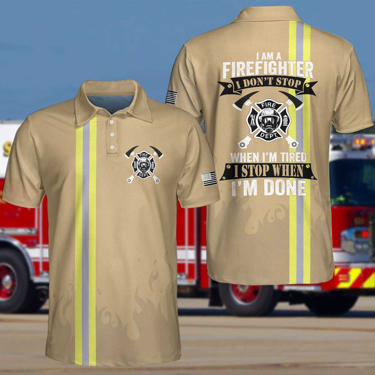 I Am A Firefighter EZ16 0304 Polo Shirt - Hyperfavor