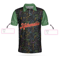 I Am A Math Teacher Custom Polo Shirt - Hyperfavor