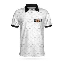 I Hate Golf Oh Nice Shot I Love Golf Polo Shirt - Hyperfavor